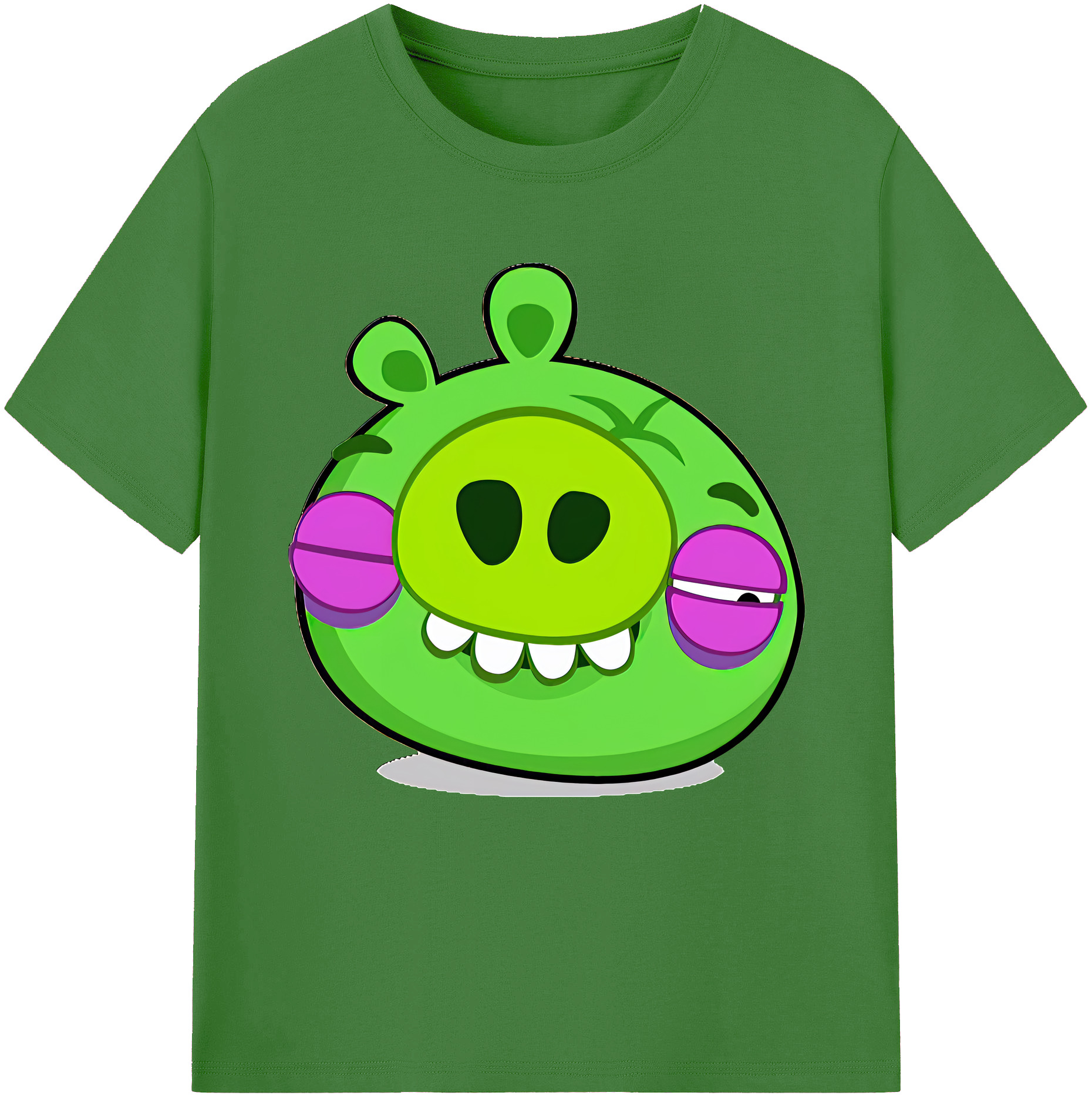 （画像用） Angry Birds アングリーバード レディースカジュアルプリントTシャツ（綿100％）